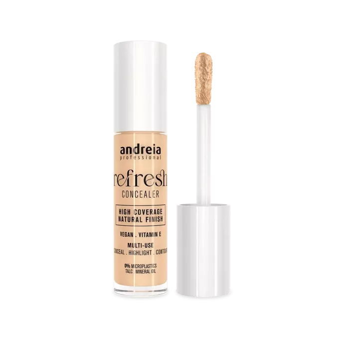 Anti-cerne haute couvrance - Andreia - Refresh Concealer - 02 beige - 5ml