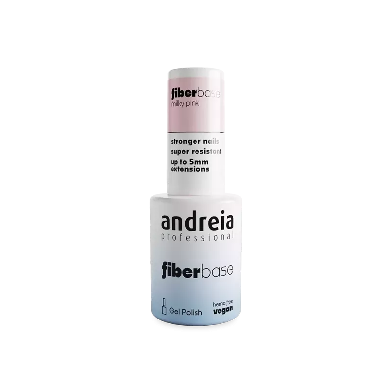 Fiber base sans hema vegan - Andreia - Milky pink - 10.5ml