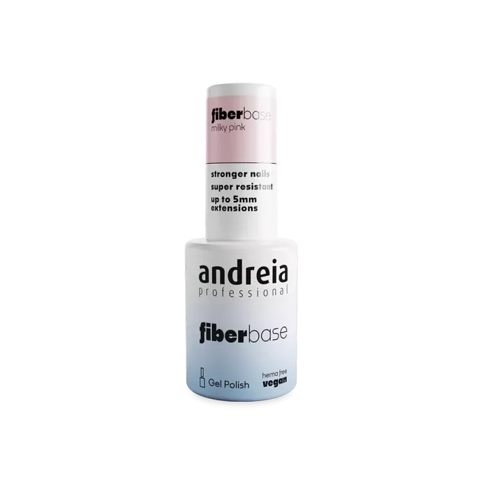 Fiber base sans hema vegan - Andreia - Milky pink - 10.5ml