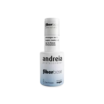 Fiber base sans hema vegan - Andreia - Glitter soft white - 10.5ml