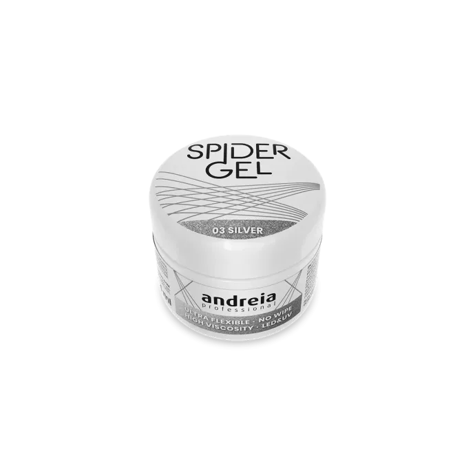 Spider Gel 03 - Silver - 4ml - Andreia