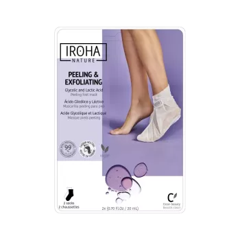 Masque chaussette peeling exfoliant vegan - Iroha - Peeling &amp; exfoliating