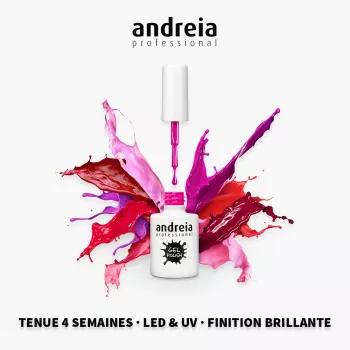 Vernis semi-permanent - Gel Polish - Andreia - 10.5ml