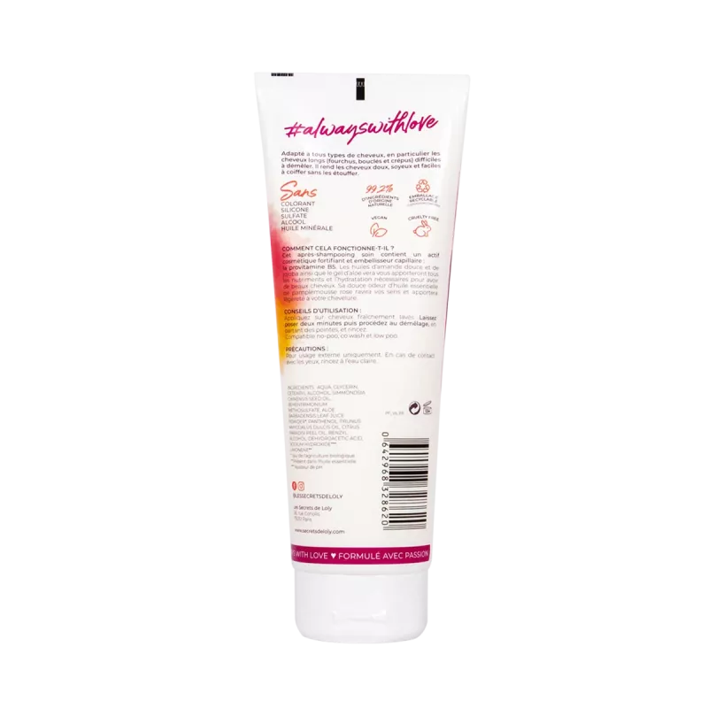 Démêlant instantané - Les secrets de loly - Pink paradise - 250ml