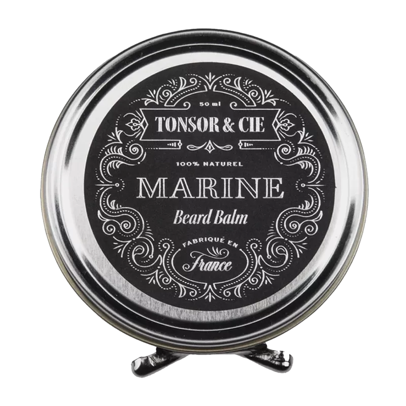 Baume barbe à base de beurre de karité - Tonsor &amp; Cie - Beard balm marine - 50ml