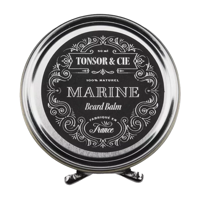 Baume barbe à base de beurre de karité - Tonsor &amp; Cie - Beard balm marine - 50ml