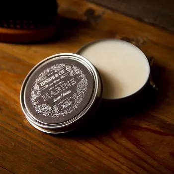 Baume barbe à base de beurre de karité - Tonsor &amp; Cie - Beard balm marine - 50ml