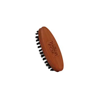 Brosse en bois 5 rangs marron - Tonsor &amp; Cie