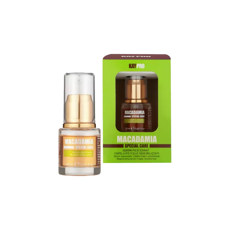 Sérum régénérant pour cheveux secs et fragile - KayPro - Macadamia - 20ml Sérum régénérant pour cheveux secs et fragile - KayPro - Macadamia - 20ml