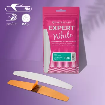 Lime interchangeables demi-lune x30 - grain 180 mousse - Staleks pro - Expert