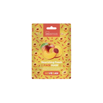 Masque tissus nourrissant à la pêche vegan - Idc institute