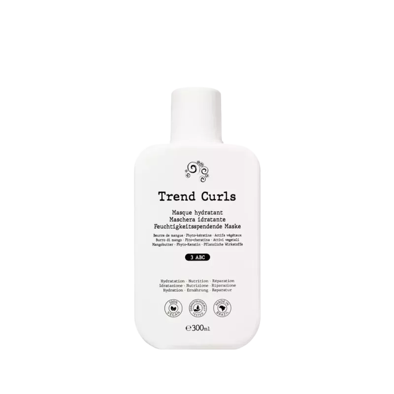 Masque hydratant - Cheveux bouclés frisés - Type 3ABC - Trend Curls - 300ml