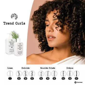 Gel modelant - Tous types de cheveux 2A - 4C - Trend Curls - 500ml