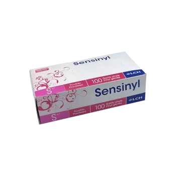 Gants vinyl poudrés x100 - LCH - Taille S