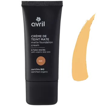 Crème de teint mate certifié bio  - Avril - Doré - 28ml