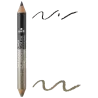 Crayon duo liner certifié bio - Avril - Charbon/grège nacré - 2gr