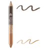 Crayon duo liner certifiée Bio - Avril - Bronze cuivré/beige dorée  - 2gr