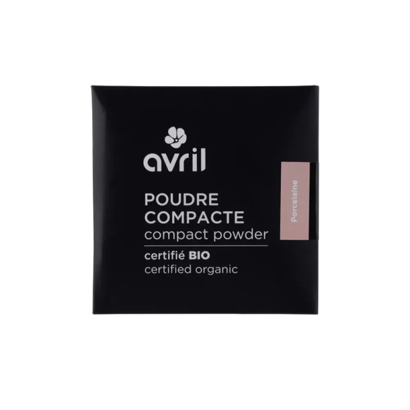 Recharge poudre compacte certifiée bio - Avril - Porcelaine - 11gr