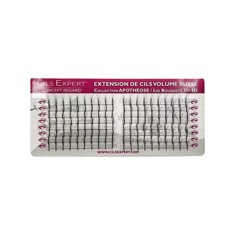 Extension de cils Volume russe apotheose 5D 8-12mm - Cils Expert