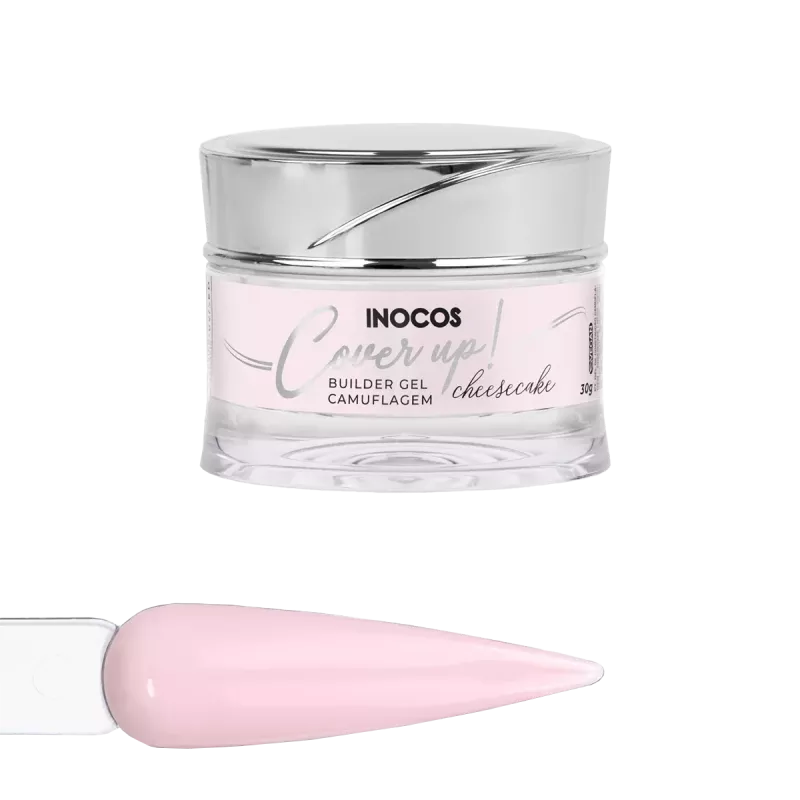 Gel de construction viscosité medium - Inocos - Cover up - Cheesecake - 30gr