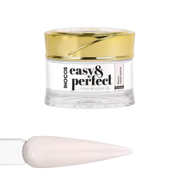 Gel de construction crème - Inocos - Easy &amp; perfect - Blanc sable laiteux - 30gr