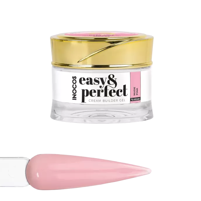 Gel de construction crème - Inocos - Easy &amp; perfect - Rose nude - 30gr