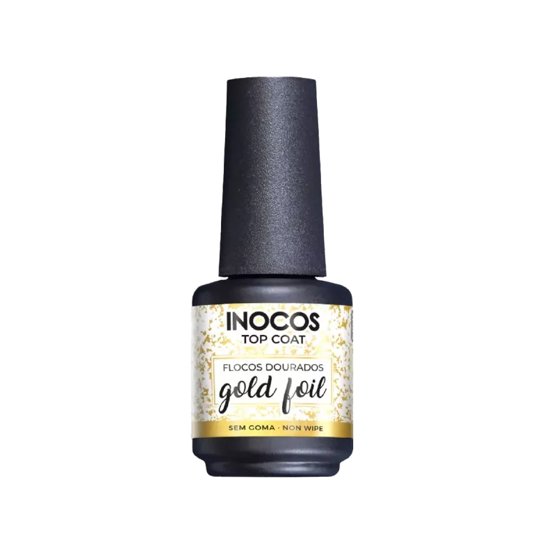 Top coat effet foil - Inocos - Top coat foil or - 15ml