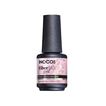 Base fibre - Inocos - Fiber base - Rose laiteux scintillant - 15ml