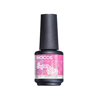 Top coat effet diamant - Inocos - Top coat super star - 15ml