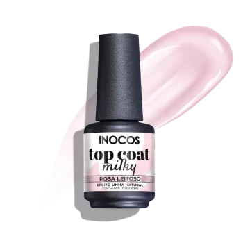 Top coat milky - Inocos - Rose laiteux - 15ml