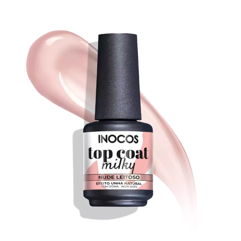 Top coat milky - Inocos - Nude laiteux - 15ml