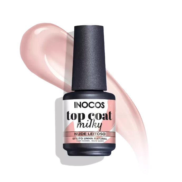 Top coat milky - Inocos - Nude laiteux - 15ml