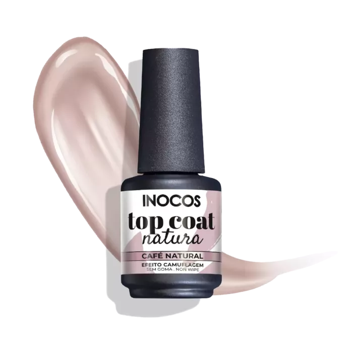 Top coat laiteux - Inocos - Natura cacao naturel - 15ml