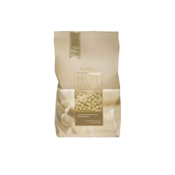 Sachet de cire pelable - Italwax - Hot Film wax - Chocolat blanc - 1kg