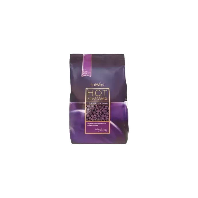 Cire pelable violette plum  - Italwax - Hot film wax - 500gr