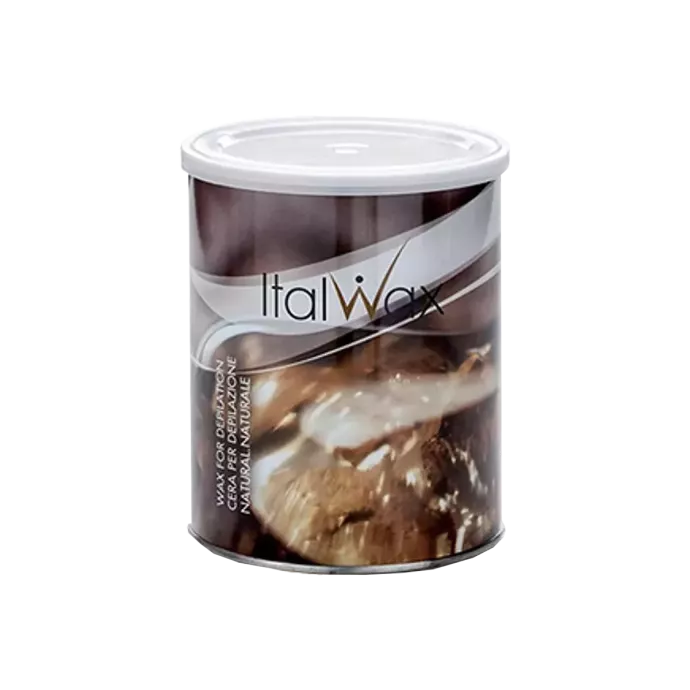 Cire en pot naturelle avec bandes - Italwax - Natural - 800ml