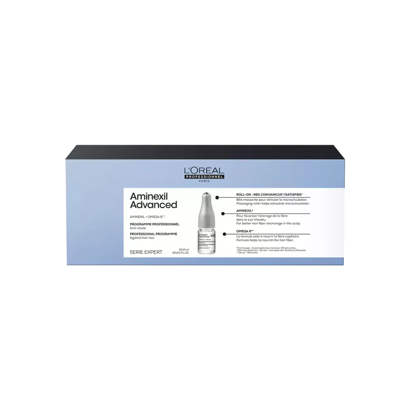 Programme anti-chute - L'Oréal professionnel - Aminexil Advanced - 42x6ml