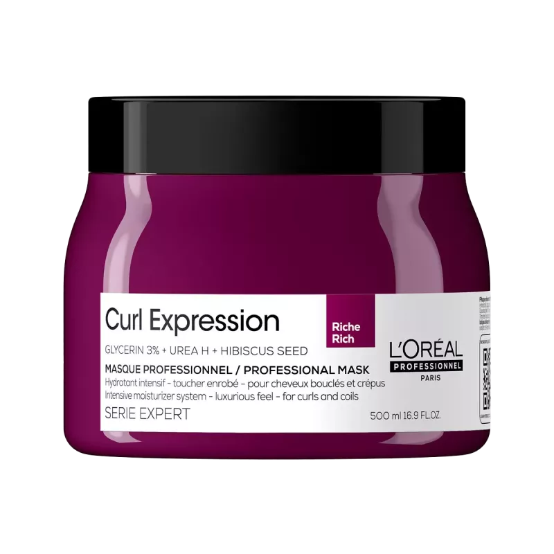 Masque nutritif cheveux crépus - L'Oréal professionnel - Curl Expression - 500ml