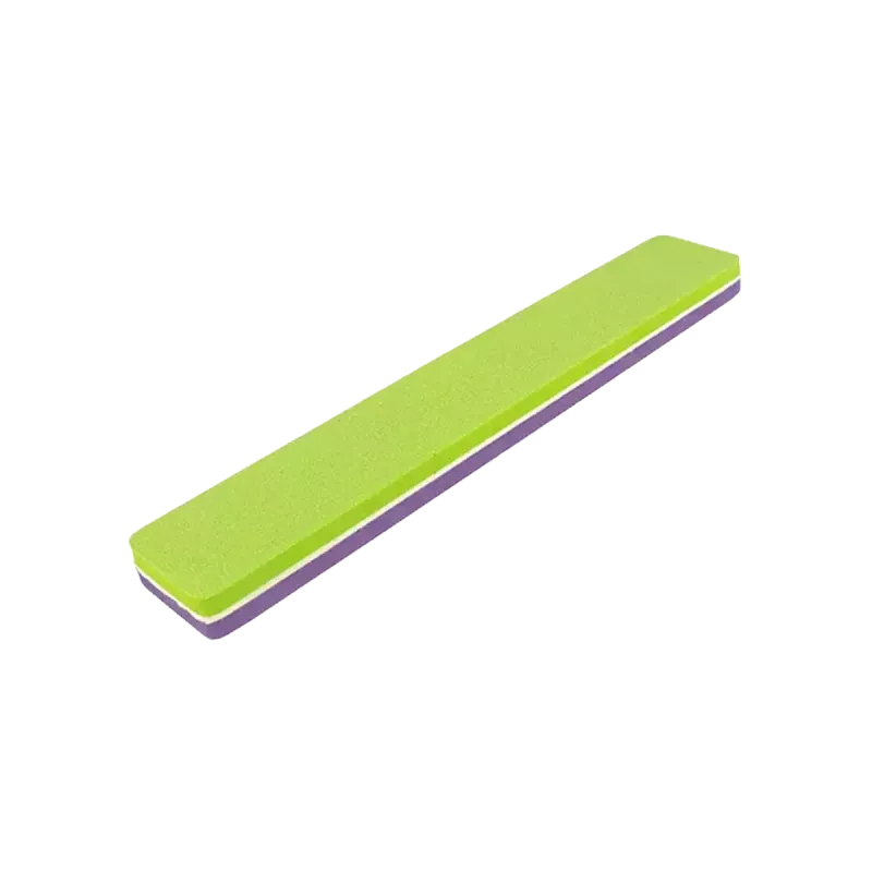 Buffer pour ongle 120/180 vert violet - Courrege