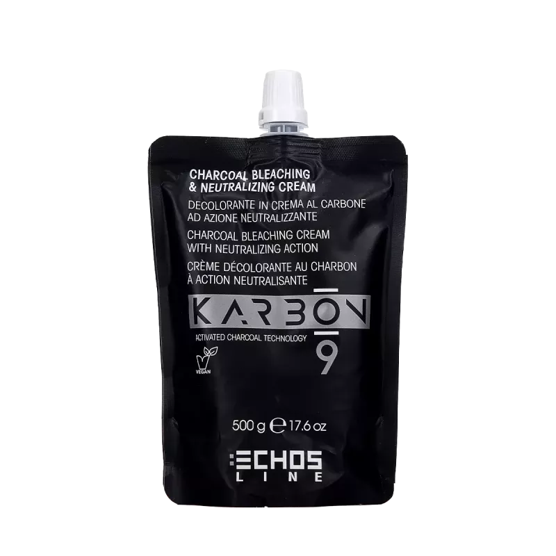 Crème décolorante au charbon 8 tons - Echo line - 500gr