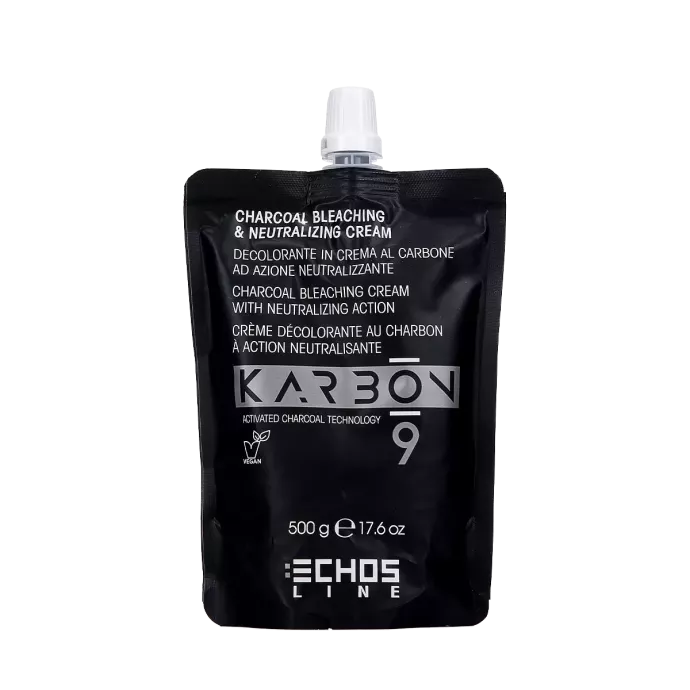 Crème décolorante au charbon 8 tons - Echo line - 500gr