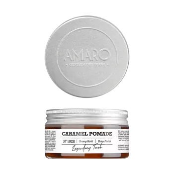 Cire au caramel fixation forte - Amaro - Caramel pomade - 100ml