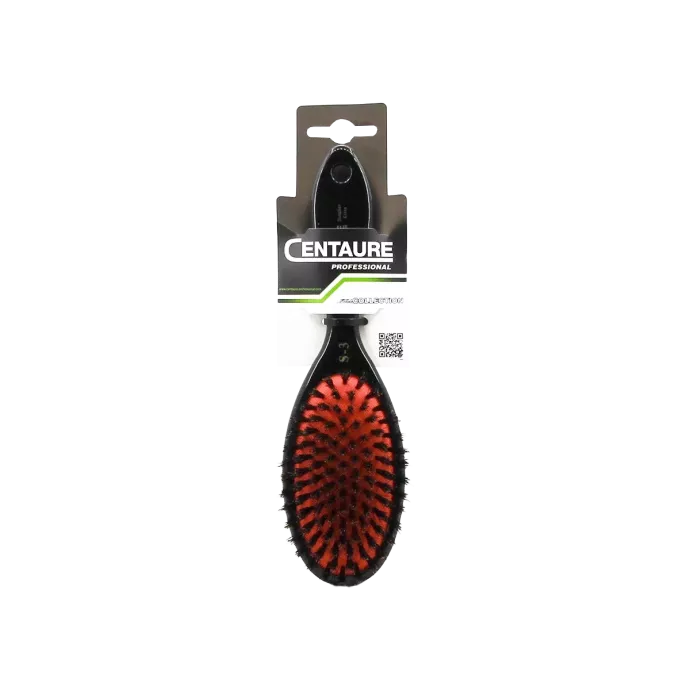 Brosse noire pneumatique 9 rangs sanglier grand modèle - Centaure