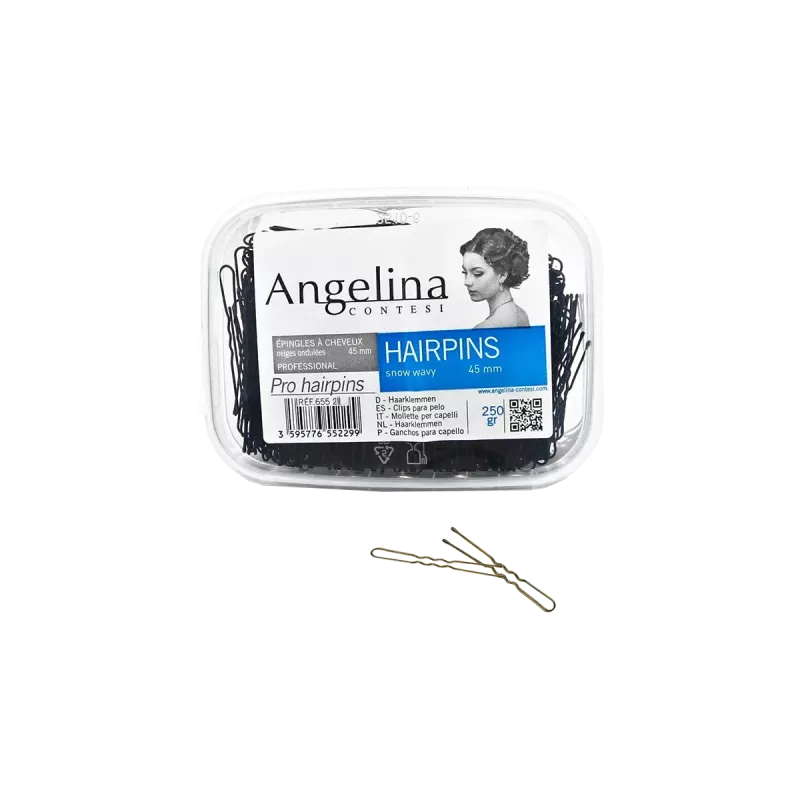 Epingles à chignon ondulés bronze 45mm 250gr- Angelina