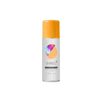 Spray colorés pour cheveux orange fluo - Sibel - 125ml