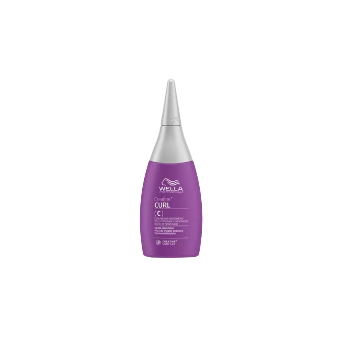 Permanente cheveux colorés sensibilisés - Wella - Creatine + Curl - 75ml