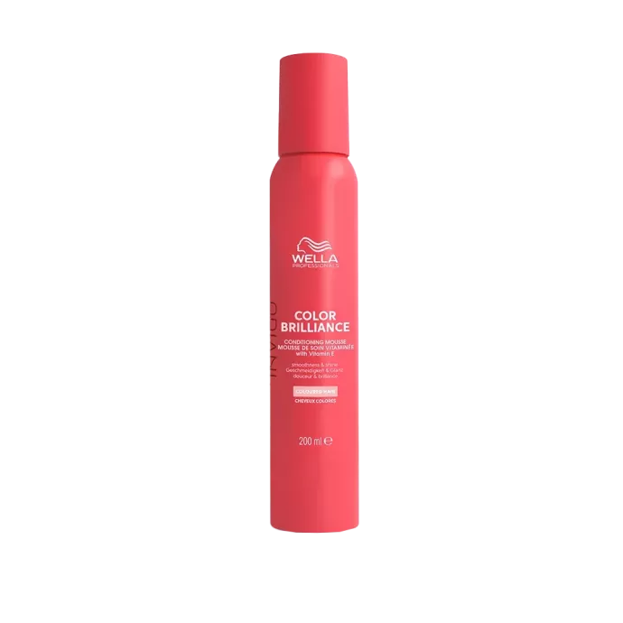 Mousse de soin cheveux colorés - Wella - Invigo Color Brilliance - 200ml