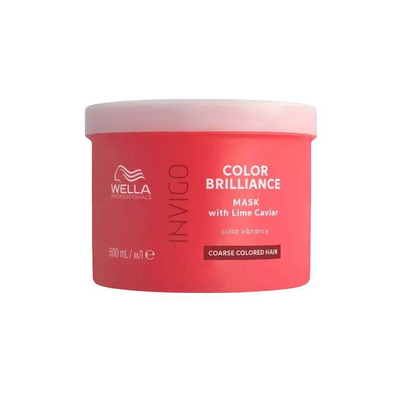 Masque cheveux colorés épais - Wella - Invigo Color Brilliance - 500ml