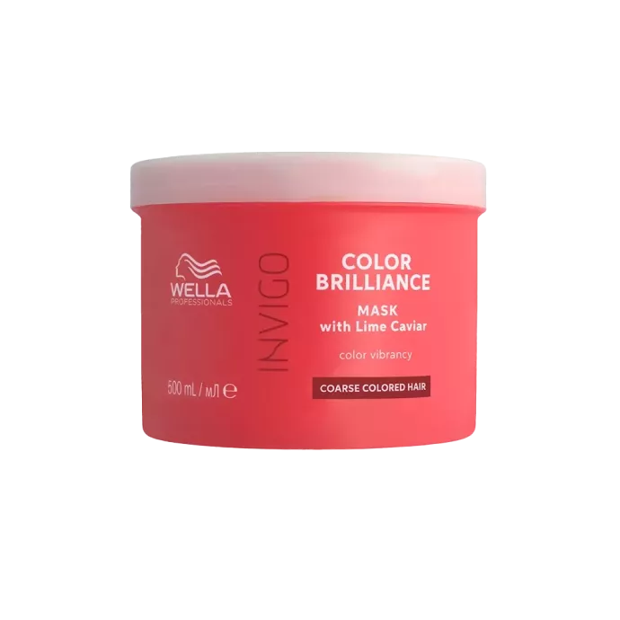 Masque cheveux colorés épais - Wella - Invigo Color Brilliance - 500ml