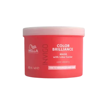 Masque cheveux colorés fins/normaux - Wella - Invigo Color Brilliance - 500ml